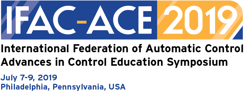 Advances in Control Education - 12th ACE 2019™