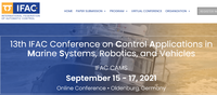 Control Applications in Marine Systems, Robotics, and Vehicles - 13th CAMS 2021™