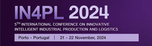 Innovative Intelligent Industrial Production and Logistics - 5th IN4PL 2024