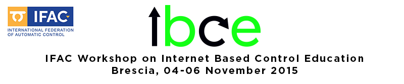 Internet Based Control Education - 3rd IBCE 2015™