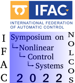 Nonlinear Control Systems - 12th NOLCOS 2022™ 