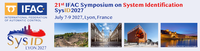 System Identification - Learning models for decision and control - 21st SYSID 2027™