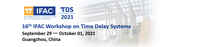 Time Delay Systems - 16th TDS 2021™